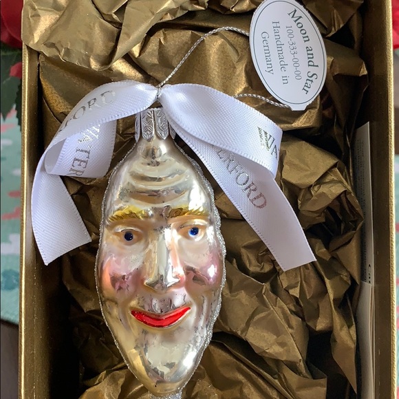 COPY - Vintage WATERFORD Moon and Star Ornament - Picture 3 of 9